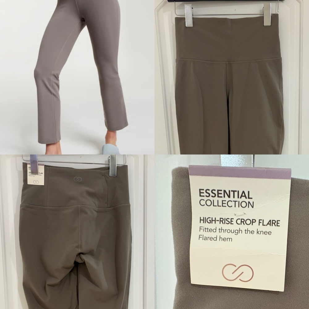 NWT Calia Essential Crop High-Rise Crop Flare